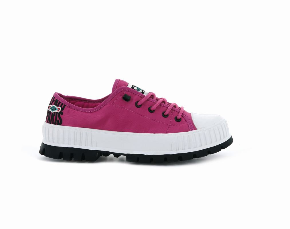 Palladium Pallashock Low By Kenzo Damen Niedrige Sneaker Rosa ||093462-LCW||